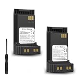BAOFENG 2 Pack DM-32 Radio Battery 2500mAh Li-ion Battery for UV-32 Walkie Talkie BC-32UV 16.28Wh for Two Way Radio DC7.4V with Screwdriver