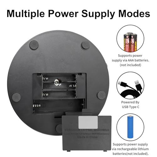 ComXim Electric Motorized Turntable with Remote, 7.87in