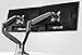 Mount-It! (MI-1772) Dual Monitor Arm Mount Desk Stand Two Articulating Gas Spring Height Adjustable Arms | Fits Up To 32