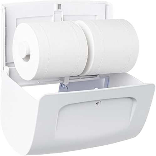 Miniatura 6 de Restaurantware Clean Tek Professional - Dispensador de papel higiénico comercial de 10.4 x 6.3 x 6.3 pulgadas, 1 dispensador de papel higiénico de