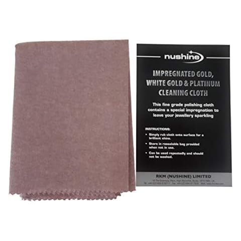 Nushine Gold, White Gold & Platinum Cleaning Cloth Cover