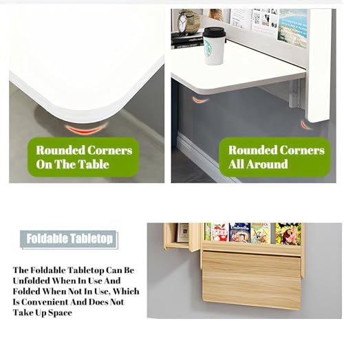 Table à abattant pour établi pliant et bureau d'étude compact - 4