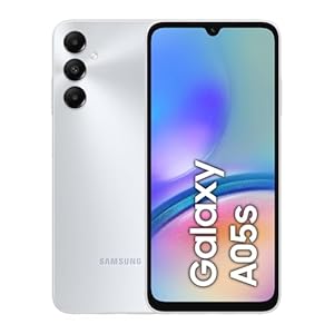 Samsung Galaxy A05s, Factory Unlocked Android Smartphone, 13MP Front Camera, Fast Charging, 64GB, Silver, 3 Year Manufacturer Extended Warranty (UK Version)