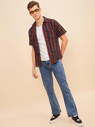 Image of HIGH STAR Men's Bootcut Fit Stretchable Jeans