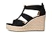 MICHAEL Michael Kors Womens Etta Wedge Black 6 M