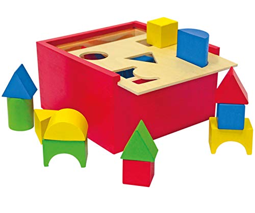Woodyland 102190001 - Caja de clasificación (3 a 5 años), Multicolor