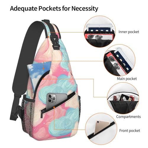 Bolso tipo Sling para mujeres y hombres miniatura 3