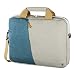 Produktbild Hama Laptoptasche 44 cm, 17,3 Zoll (gepolsterte Umhängetasche mit Tragegurt und Handgriff, Schultertasche für Damen und Herren, Aktentasche mit Platz für Zubehör) grau, türkis