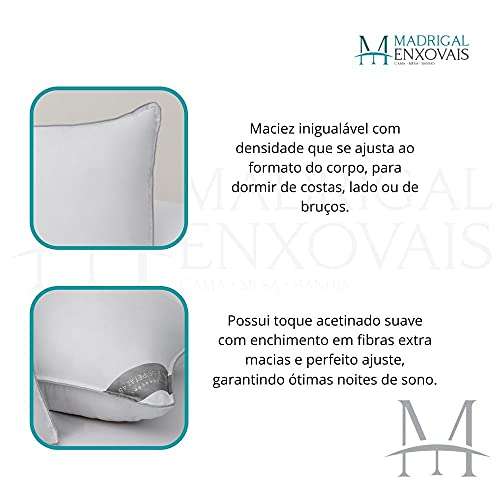 Travesseiro Kacyumara Premium Toque de Pétalas 0.50x0.70m