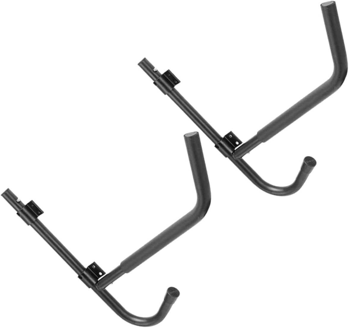 2sets Kayak Storage Racks Wall Mounted Canoe Hangers for Efficient Space-Saving Metal Holders for Kayaks and Water Sports Equipment