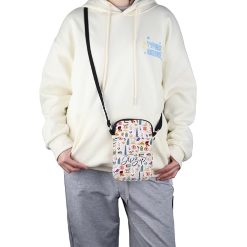 G2TUP Dubai Lover Gift Dubai Design Crossbody Bag Dubai Vacation Trip Travel Bag Dubai Symbols Gift4