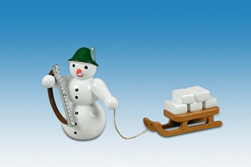 Chiffre de Noël en bois bonhomme de neige pour décorer votre table de fête