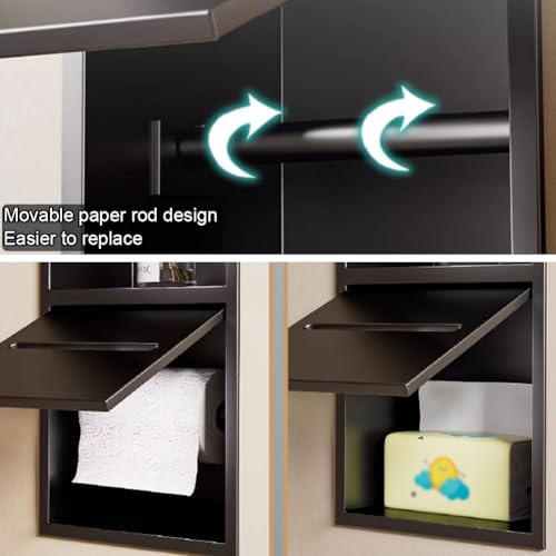 Niche de douche encastrée double couche pour optimiser le rangement des soins à l'hôtel - 5