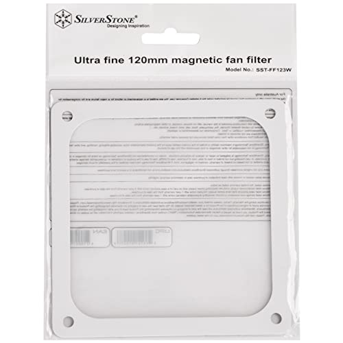 Image of Silverstone Technology FF123W 120mm Ultra Fine Fan Filter with Magnet, SST-FF123W