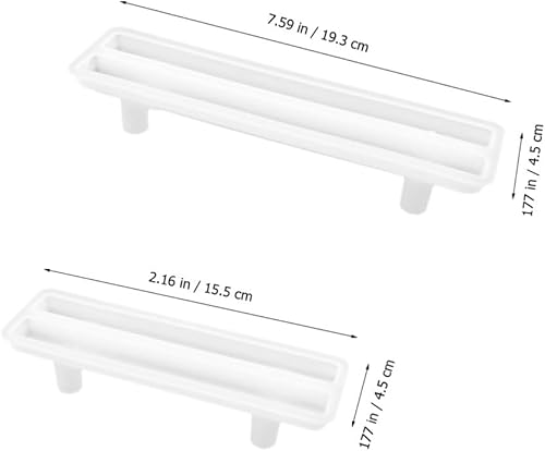 Miniatura 6 de EXCEART Molde de para Resina Molde de Silicona Moldes de Fundición Epoxi Molde de Epoxi Molde de Mango de Epoxi Moldes de Mango de Silicona Molde
