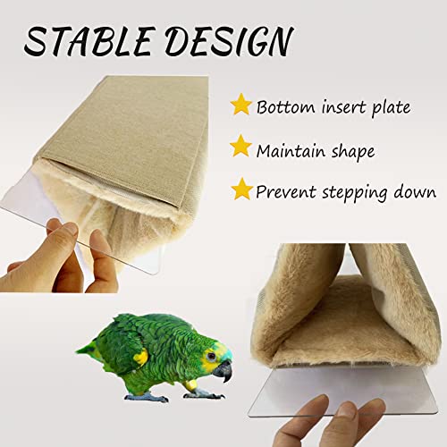 Image of Litewoo hanging bird nest soft and durable warm parrot bed