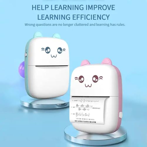 Image of Inkless Bluetooth Wireless Label Maker Machine Printer Printing (B50 Printer)