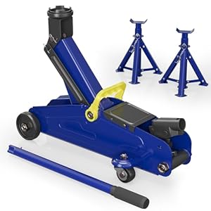 WilTec Gato Elevador hidrÃ¡ulico + 2 caballetes para Coche hasta 2t Plegables y Ajustables