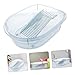 Vaguelly - Hand Washing Clothes Tool Laundry Basin Washboard Multi-functional Wash Tub for Bathroom and Dormitory