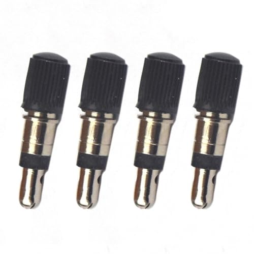 JWBSTUIW 4/6pcs Bicycle Valve Core Alligator Flash Valve DV Bike Valves with Dust Cap Advanced Reliable Check Valves Insert(4pcs)