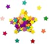Hyamass 300pcs Multicolor Mini Felt Flower, Heart & Star Embellishments | Non-Fraying Craft Supplies for DIY Decorations, Scrapbooking, Home Decor (Assorted Colors) #2
