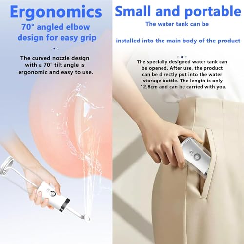 Bidet de voyage portable haute pression rechargeable avec 2 buses et jet USB