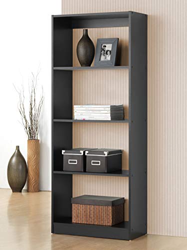 Kit Closet Scaffale a 5 Ripiani, Colore: Nero