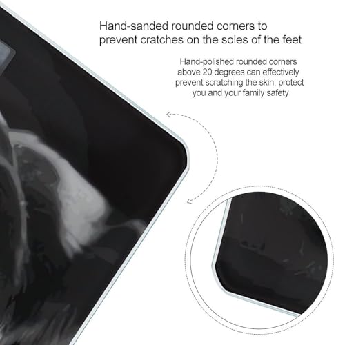 Báscula digital de baño con diseño cachorro Labrador Negro miniatura 4