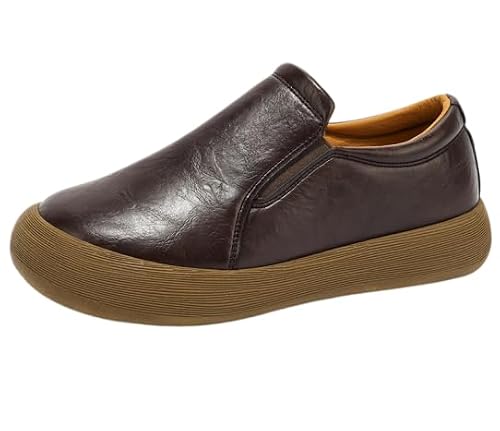 Minlaidian Casual Men's Shoes with Thick Soles - Formal Business Casual Footwear (Figure 2, 8.5)