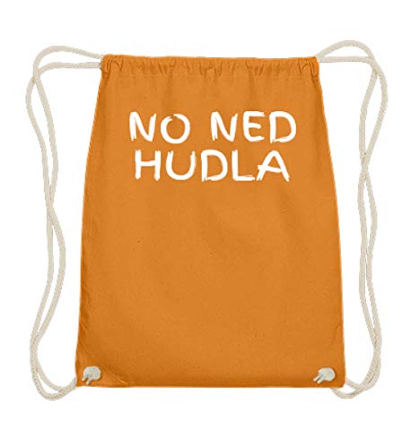 Sac de gym en coton orange No Ned Hudla fini les affaires éparpillées
