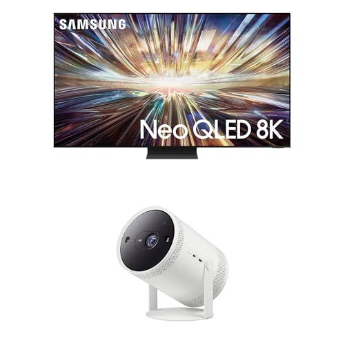 Image of SAMSUNG QN85QN850DFXZA 85 Inch Neo QLED 8K AI Upscaling Pro TV with a Free SP-LFF3CLAXXZA 30-100 Inch The Freestyle Gen2 Smart Projector (2024)