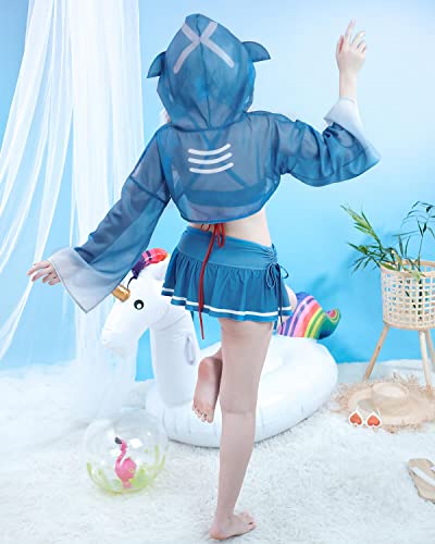 Nuoqi Venti Cosplay Genshin Swimsuit Nilou Cosplay Anime Swimsuit Bathing Suit3