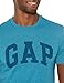 GAP Mens Classic Logo Tee T Shirt, Clear Lake Blue, X-Small US