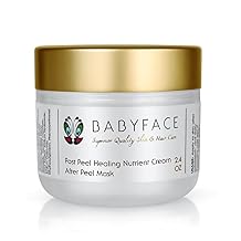 Babyface Post-Peel HEALING NUTRIENT CREAM, After Exfoliation Mask and Moisturizing for Freshly Exfoliated Skin, 2.4 oz..