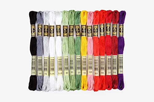 DMC Embroidery Floss Pack - Holiday Decor - 8.7 Yards - 30 skeins