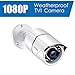 ZOSI 4 Pack 2MP 1080p HD-TVI Home Security Camera Outdoor Indoor 1920TVL, 36PCS LEDs, Night Vision, Weatherproof Surveillance CCTV Bullet Camera