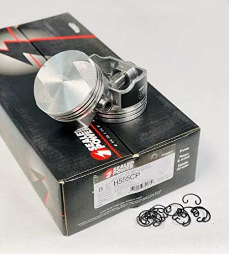 Ford Mercury 351C Speed Pro Hypereutectic Coated Skirt Flat Top 2VR Piston Set/8 10.0:1 +.040"