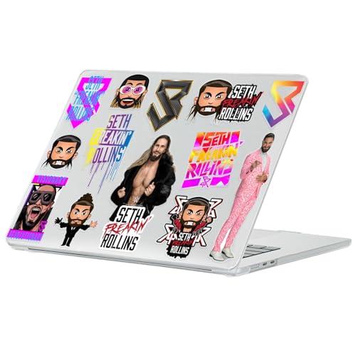 Coque MacBook Air 13.6 Protection WWE Seth Rollins Coque Transparente Rigide A2681 A3113 A3240