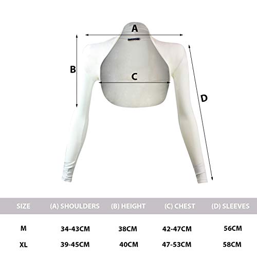 Gloop Bolero da donna a maniche lunghe, verde