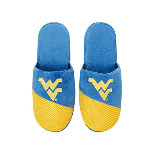 Image of FOCO Oklahoma Sooners NCAA Mens Team Logo Staycation Slippers