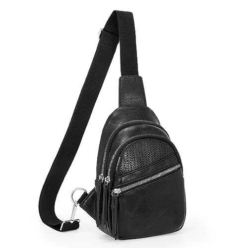 Small Sling Bag for Women Trendy Crossbody Bags Leather Fanny Packs Chest Bag Gift Sling Purse for Traveling2