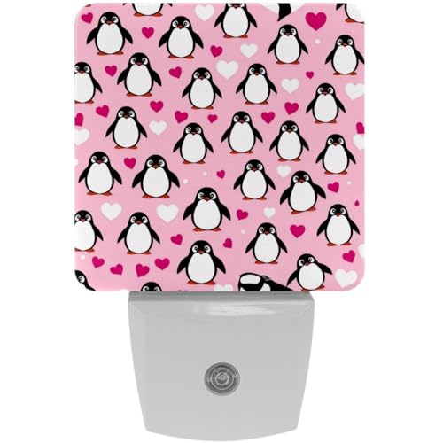 Lámpara de noche LED con sensor para niños, enchufe en pared