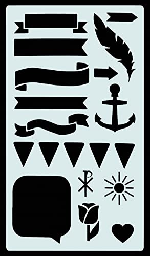 Essentials Faith Stencil Set (Bible Journaling) (over 350 designs) - Image 14
