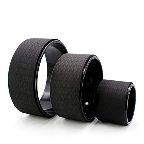 Shogun Sports Yoga Wheel. Relieve Back Pain and Improve Your Yoga Poses, Perfect for Stretching, Improving Flexibility and Backbends. (Yoga Wheel Bundle Black (6, 10 & 12")) Shogun Sports Yoga Wheel. Relieve Back Pain and Improve Your Yoga Poses, Perfect for Stretching, Improving Flexibility and Backbends. (Yoga Wheel Bundle Black (6, 10 & 12"))