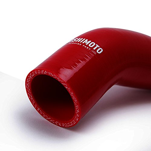 Mishimoto Mmhose-Wr6-07Rd Silicone Radiator Hose Kit Compatible With Jeep Wrangler 6Cyl 2007-2017 Red #TOP2