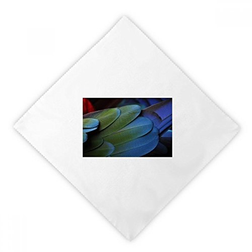 Serviettes en tissu oiseaux sauvages lavables serviette de table blanche réutilisable