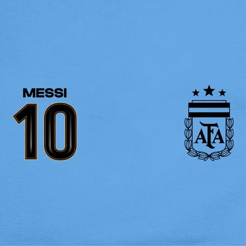 Image of Icon Sports Officially Licensed Argentine Football Association Lionel Messi Pullover Hoodie - Unisex Kids