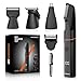 MAXGROOM Afeitadora Corporal Masculina, Set de Depiladora Corporal Hombre, 4 en 1 Maquina Depilar Hombre para Cuerpo, Genitales y Zona Intima, Recortadora en Seco y Húmedo
