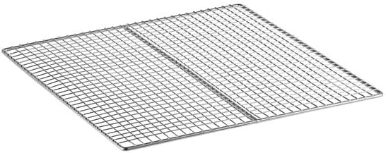 Fryer Basket Support 17 1/2" x 17 1/2 Mesh Screen " P6073186, Depth 17.5 Inches Wide 17.5 Inches, Silver, FMP 226-1058 Part Ptp6073186 Compatible with Fryers PITCO, Frymaster, Prince Castle, Vulcan