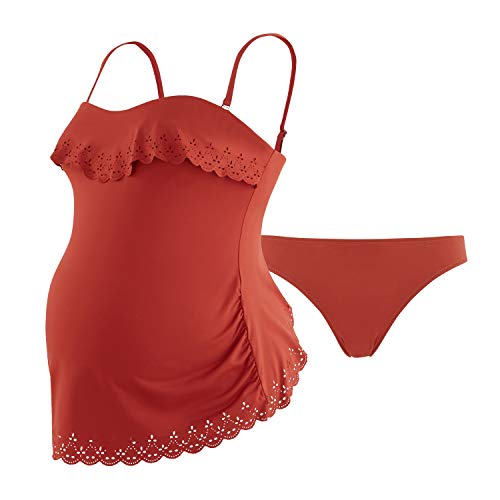 Preisvergleich Produktbild Cache Coeur Damen Bloom Tankini-Set, kupfer, M